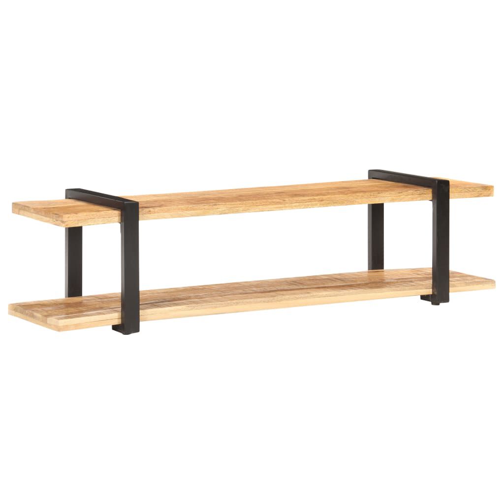 vidaXL Έπιπλο Τηλεόρασης 160x40x40 εκ. Μασίφ Ακατέργαστο Ξύλο Μάνγκο