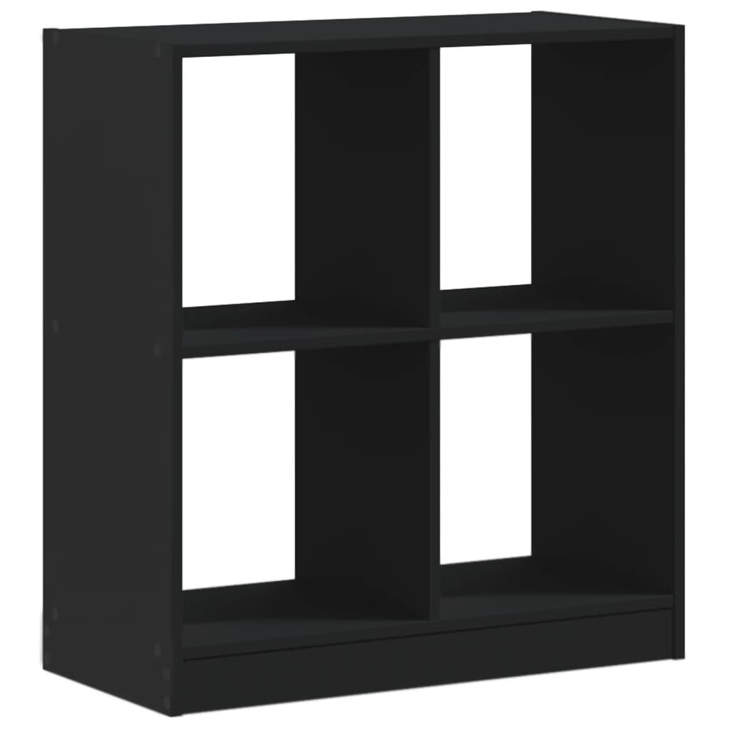 vidaXL Βιβλιοθήκη Μαύρη 68,5 x 32 x 75 εκ. από Επεξεργασμένο Ξύλο