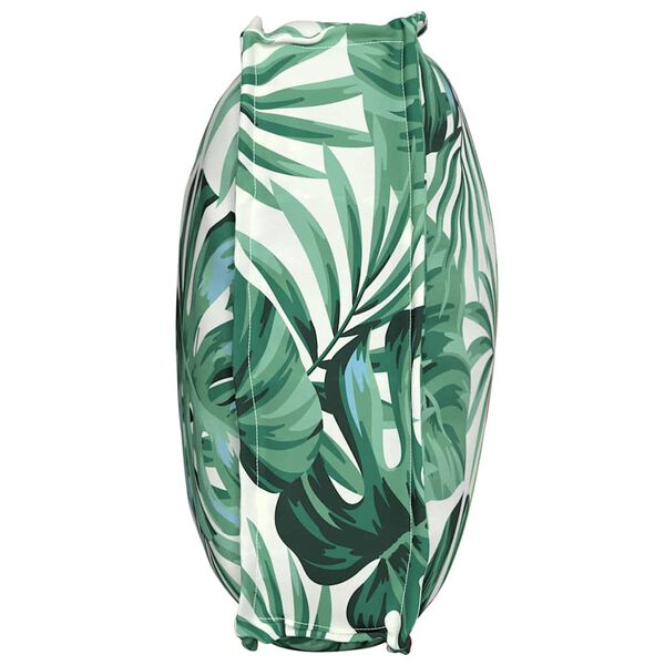 vidaXL Μαξιλάρι παλέτας για πλάτη Floral Μοτίβο φύλλων 70 x 40 x 12 cm