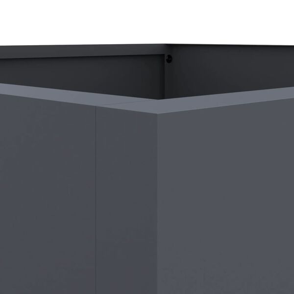 vidaXL Ζαρντινιέρα Ανθρακί 42x38x75 εκ. από Χάλυβα