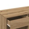 vidaXL Ντουλάπι καλλυντικών Artisan Oak 80x40x75cm Κατασκευασμένο ξύλο