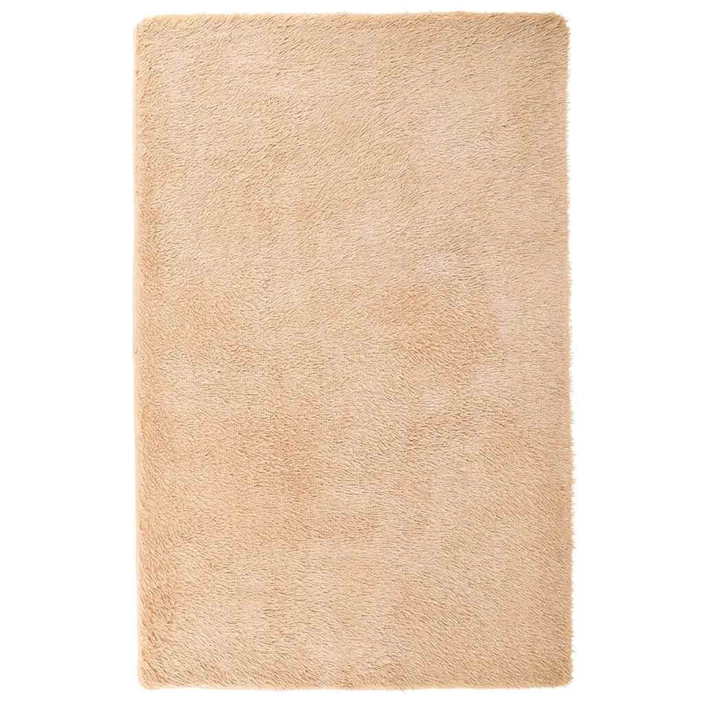 vidaXL Χαλί Shaggy με Ψηλό Πέλος NAVARRA Μπεζ 130x200 εκ. πολυεστέρας