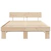 vidaXL Σκελετός Κρεβατιού Καφέ 160 x 200 cm Μασίφ ξύλο πεύκου