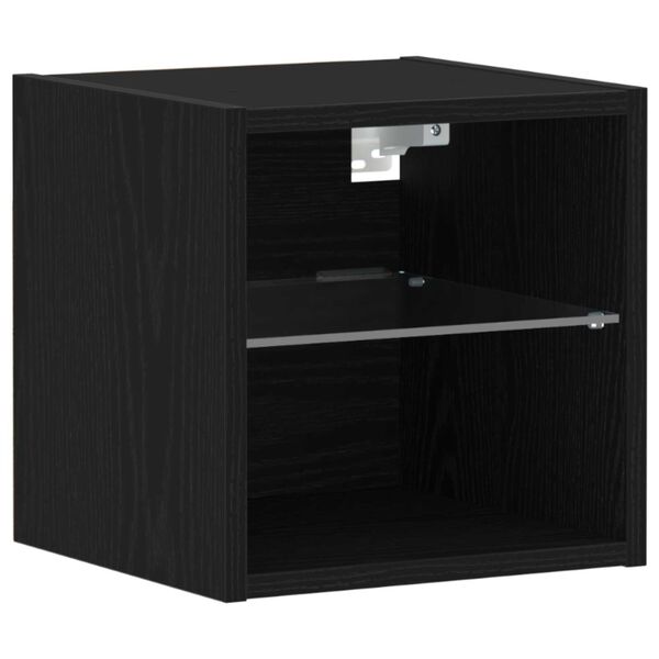 vidaXL Ντουλάπι TV Μαύρο 30 x 28.5 x 30 εκ. Επεξεργασμένο ξύλο