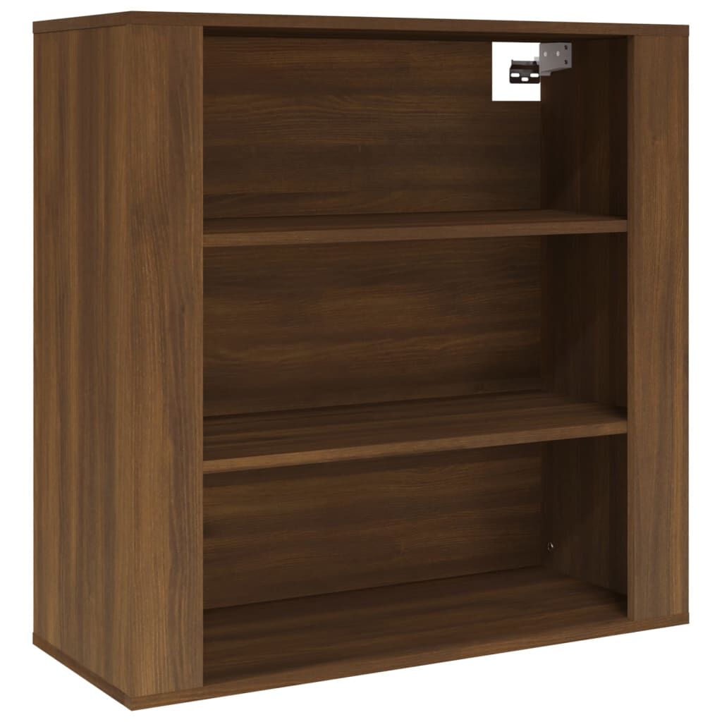 vidaXL Ντουλάπι Τοίχου Καφέ Δρυς 80x33x80 εκ. Επεξεργασμένο Ξύλο