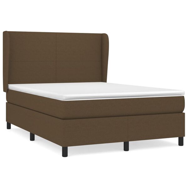vidaXL &Kappa;&rho;&epsilon;&beta;ά&tau;&iota; Boxspring &mu;&epsilon; &Sigma;&tau;&rho;ώ&mu;&alpha; &Sigma;&kappa;&omicron;ύ&rho;&omicron; &Kappa;&alpha;&phi;έ 140x190 &epsilon;&kappa;. &Upsilon;&phi;&alpha;&sigma;&mu;ά&tau;&iota;&nu;&omicron;