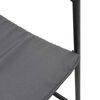 vidaXL Καρέκλες Κήπου 4 pcs Μαύρο και Ανθρακί 50.5 x 59 x 81.5 εκ.