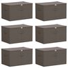 vidaXL &Kappa;&omicron;&upsilon;&tau;ί &alpha;&pi;&omicron;&theta;ή&kappa;&epsilon;&upsilon;&sigma;&eta;&sigmaf; 6 pcs &Gamma;&kappa;&rho;&iota; 60 x 43 x 35 &epsilon;&kappa;. Ύ&phi;&alpha;&sigma;&mu;&alpha;