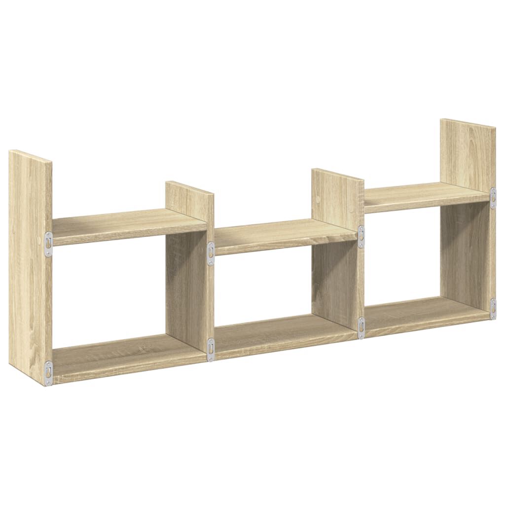 vidaXL Ντουλάπι Τοίχου Sonoma Δρυς 100x18x40εκ. από Επεξεργασμένο Ξύλο