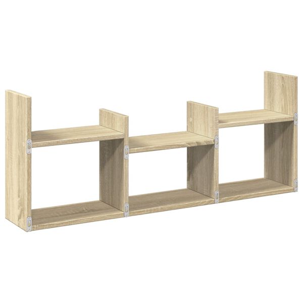 vidaXL Ντουλάπι Τοίχου Sonoma Δρυς 100x18x40εκ. από Επεξεργασμένο Ξύλο