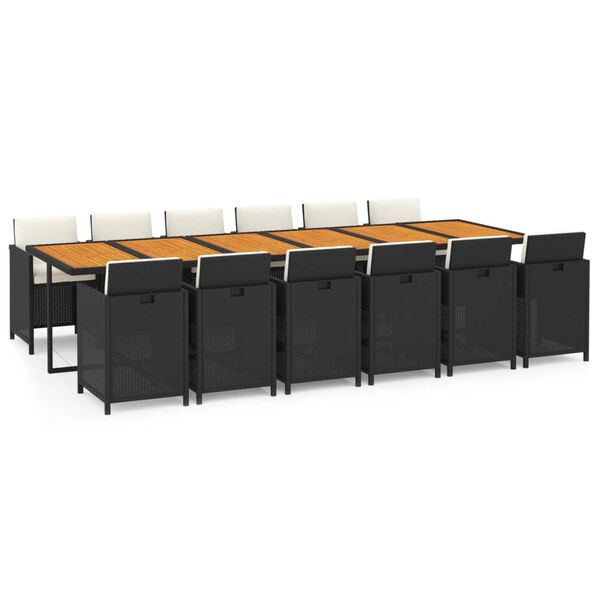 vidaXL &Sigma;&epsilon;&tau; &Tau;&rho;&alpha;&pi;&epsilon;&zeta;&alpha;&rho;ί&alpha;&sigmaf; &Kappa;ή&pi;&omicron;&upsilon; 13 &tau;&epsilon;&mu; &Mu;&alpha;ύ&rho;&omicron; &alpha;&pi;ό &Sigma;&upsilon;&nu;&theta;. &Rho;&alpha;&tau;ά&nu; &mu;&epsilon; &Mu;&alpha;&xi;&iota;&lambda;ά&rho;&iota;&alpha;