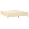 vidaXL &Kappa;&rho;&epsilon;&beta;ά&tau;&iota; Boxspring &mu;&epsilon; &Sigma;&tau;&rho;ώ&mu;&alpha; &Kappa;&rho;&epsilon;&mu; 160x200 &epsilon;&kappa;. &Upsilon;&phi;&alpha;&sigma;&mu;ά&tau;&iota;&nu;&omicron;