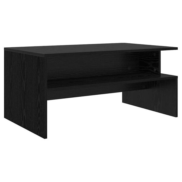 vidaXL Τραπεζάκι σαλονιού Μαύρη δρυς 90 x 55 x 42.5 εκ