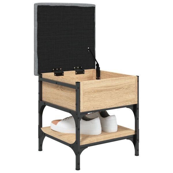 vidaXL Παπουτσοθήκη Sonoma Δρυς 42x42x45 εκ. από Επεξεργασμένο Ξύλο