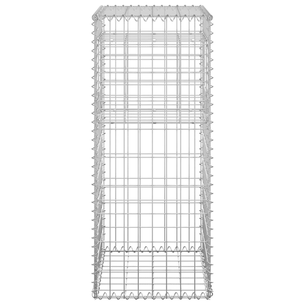 vidaXL Συρματοκιβώτιο Στύλος 40 x 40 x 100 εκ. Σιδερένιο