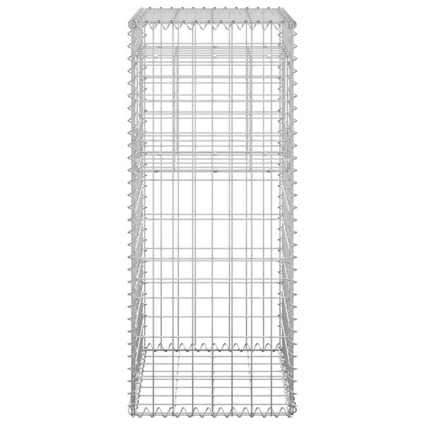 vidaXL Συρματοκιβώτιο Στύλος 40 x 40 x 100 εκ. Σιδερένιο