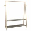 vidaXL Κρεμάστρα Ρούχων με Ράφια 132x45,5x150,5 εκ. Μπαμπού