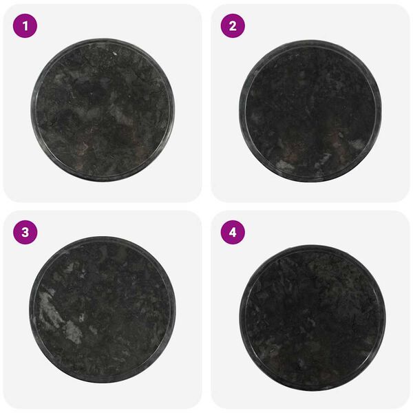 vidaXL &Epsilon;&pi;&iota;&phi;ά&nu;&epsilon;&iota;&alpha; &Tau;&rho;&alpha;&pi;&epsilon;&zeta;&iota;&omicron;ύ &Mu;&alpha;ύ&rho;&eta; &Oslash;40 x 2,5 &epsilon;&kappa;. &Mu;&alpha;&rho;&mu;ά&rho;&iota;&nu;&eta;