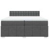 vidaXL &Kappa;&rho;&epsilon;&beta;ά&tau;&iota; Boxspring &mu;&epsilon; &Sigma;&tau;&rho;ώ&mu;&alpha; &Sigma;&kappa;&omicron;ύ&rho;&omicron; &Gamma;&kappa;&rho;&iota; 200x200 &epsilon;&kappa;. &Upsilon;&phi;&alpha;&sigma;&mu;ά&tau;&iota;&nu;&omicron;