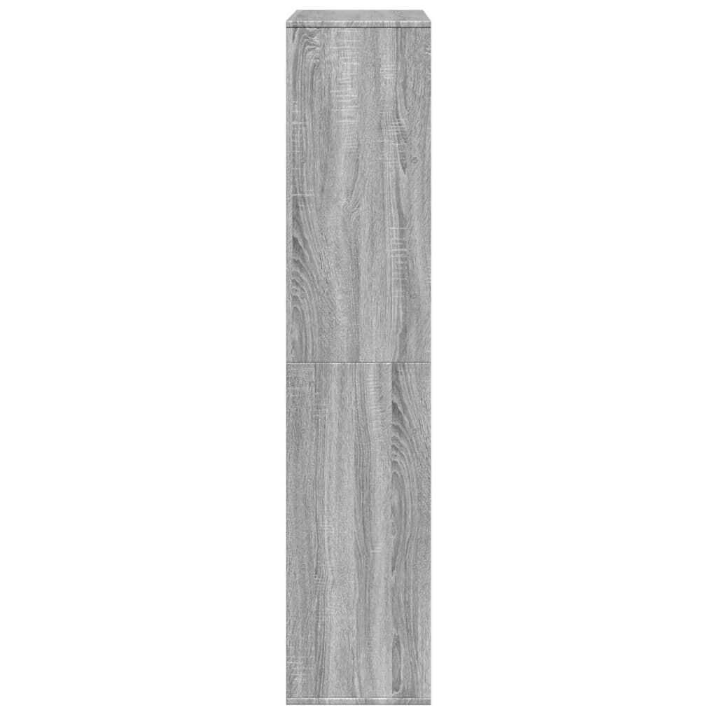 vidaXL Βιβλιοθήκη Γκρι Sonoma 100x33x156,5 εκ. από Επεξεργ. Ξύλο
