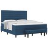vidaXL &Kappa;&rho;&epsilon;&beta;ά&tau;&iota; &mu;&epsilon; &epsilon;&lambda;&alpha;&tau;ή&rho;&iota;&alpha; &mu;&epsilon; &kappa;&epsilon;&phi;&alpha;&lambda;ά&rho;&iota; &Mu;&pi;&lambda;&epsilon; 180 x 200 cm ύ&phi;&alpha;&sigma;&mu;&alpha;