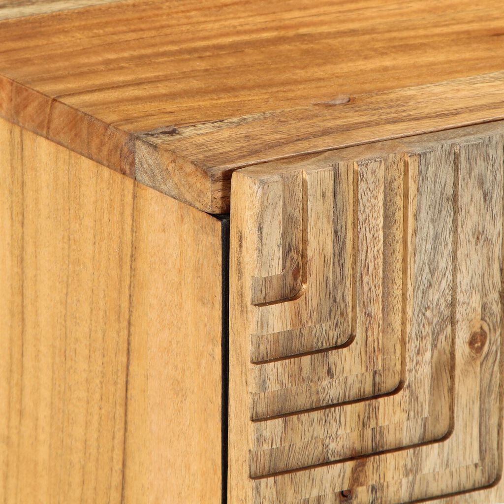 vidaXL Ντουλάπι τηλεόρασης 105x33,5x46 εκ. Μασίφ ξύλο ακακίας