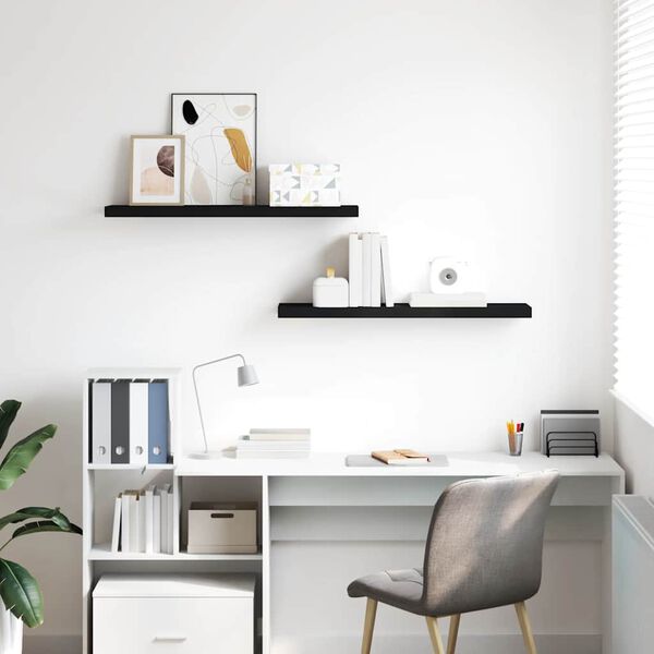 vidaXL &Rho;ά&phi;&iota;&alpha; &Tau;&omicron;ί&chi;&omicron;&upsilon; 2 &tau;&epsilon;&mu;. &Mu;&alpha;ύ&rho;&alpha; 90x23,5x3,8 &epsilon;&kappa;. MDF