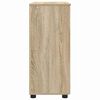 vidaXL Ντουλάπι Μπάνιου Sonoma Δρυς 60 x 35 x 80 εκ Επεξεργασμένο ξύλο