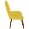 vidaXL Καρέκλα χαλάρωσης κίτρινο βελούδο