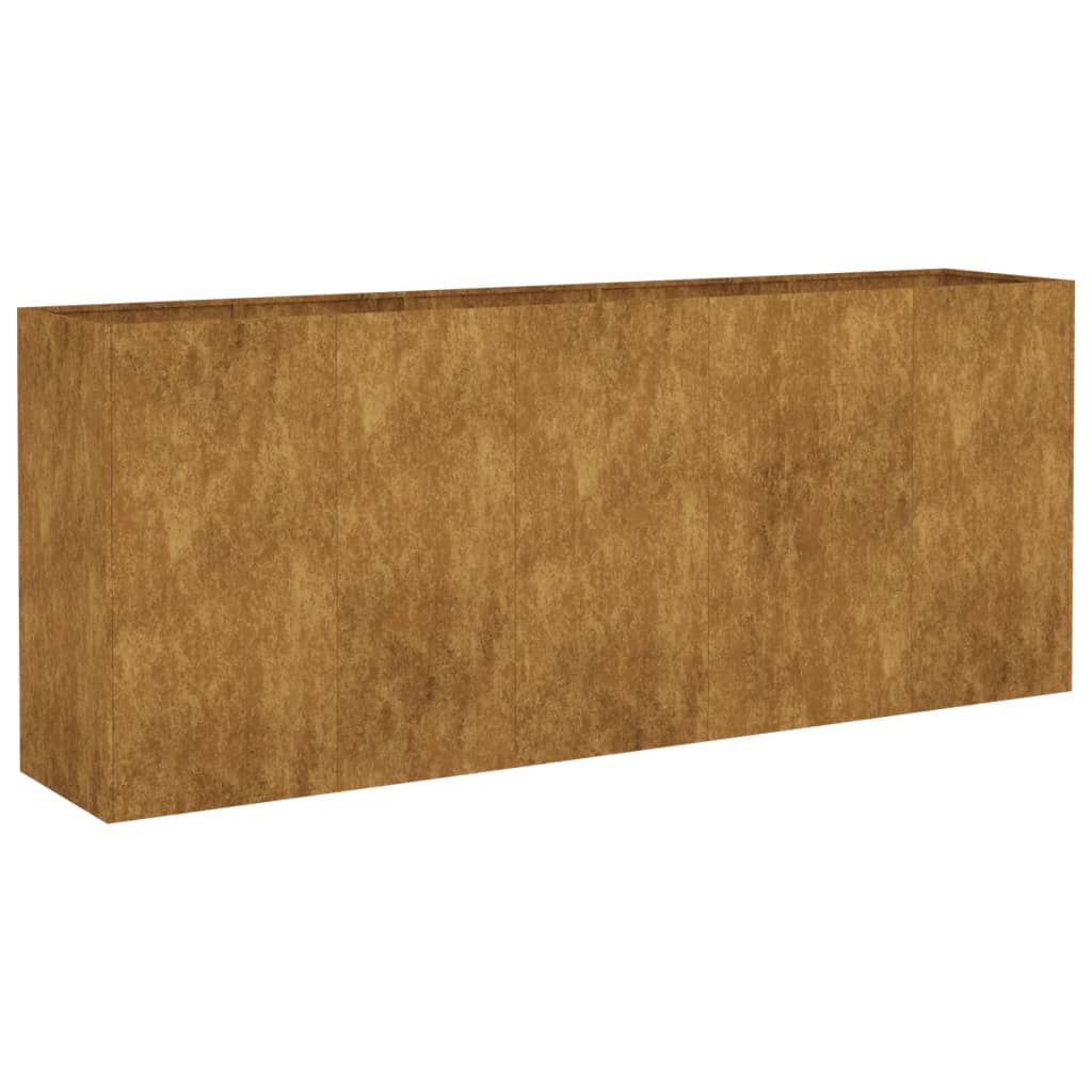 vidaXL Ζαρντινιέρα 200 x 40 x 80 εκ. από Ατσάλι Σκληρυθέν στον Αέρα