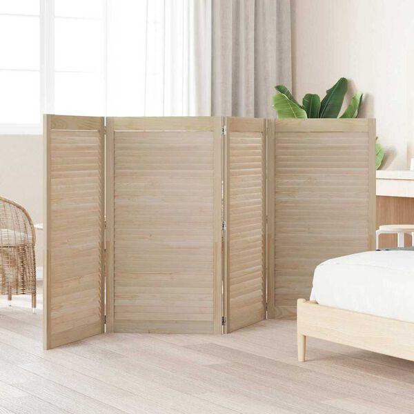 vidaXL Πόρτα Ντουλάπας με πόρτα 4 pcs Καφέ 110 x 2.1 x 59.5 εκ