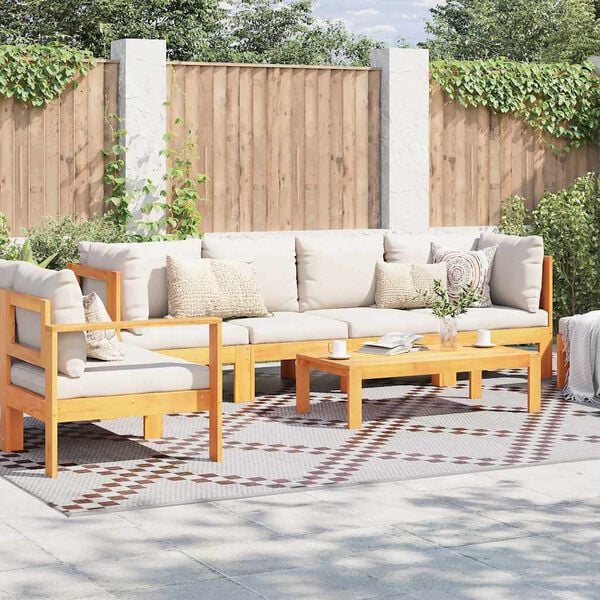 vidaXL Χαλί εξωτερικού χώρου ARAKIL Καφέ και λευκό 300 x 400 cm PP