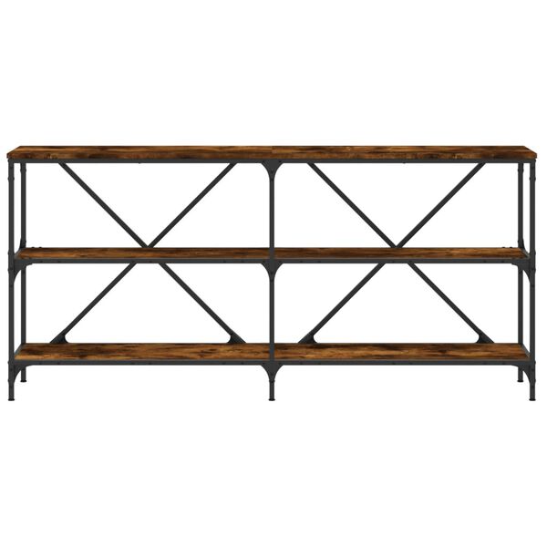 vidaXL Τραπέζι Κονσόλα Sonoma Δρυς 160x30x75 εκ. Επεξ. Ξύλο/Σίδηρος
