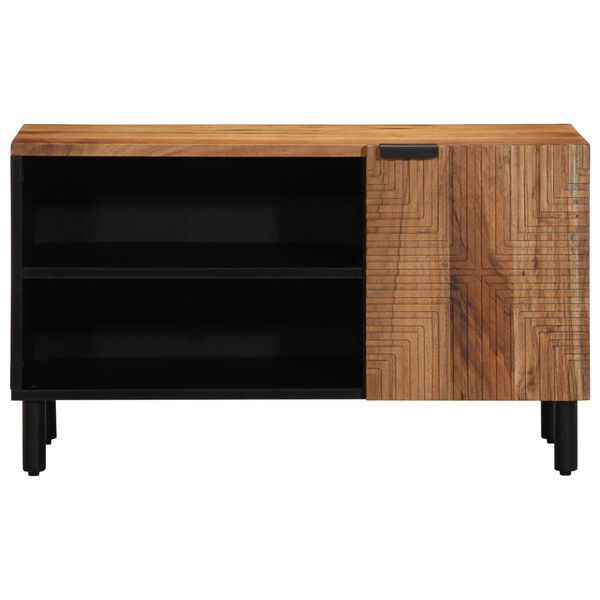 vidaXL Ντουλάπα Τηλεόρασης Καφέ 80 x 31.5 x 46 cm Μασίφ ξύλο ακακίας