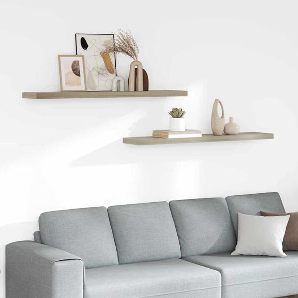 vidaXL &Rho;ά&phi;&iota;&alpha; &Tau;&omicron;ί&chi;&omicron;&upsilon; 2 &tau;&epsilon;&mu;. &Chi;&rho;ώ&mu;&alpha; &Delta;&rho;&upsilon;ό&sigmaf; 120 x 23,5 x 3,8 &epsilon;&kappa;. MDF