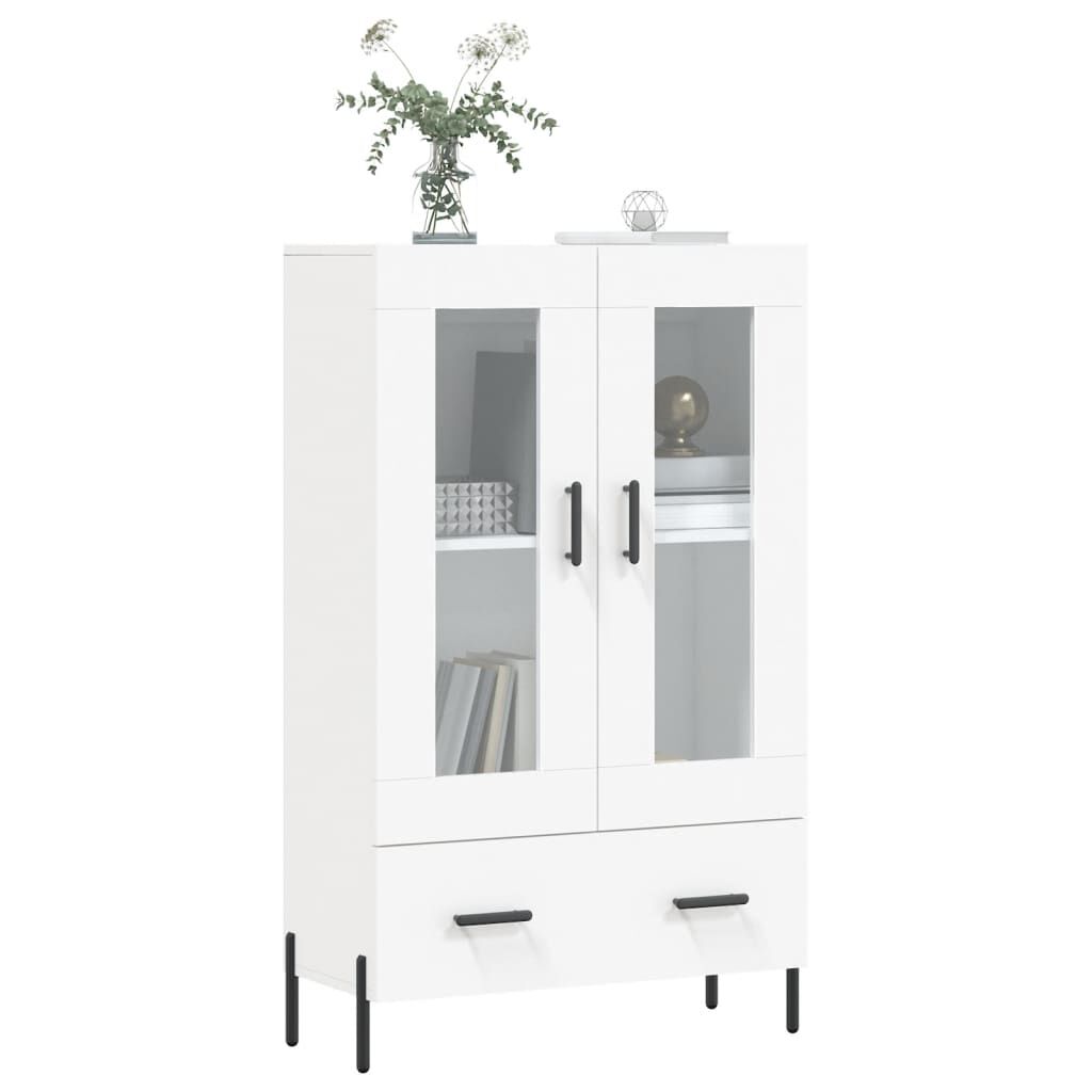 vidaXL Ντουλάπα Λευκή 69,5 x 31 x 115 εκ. από Επεξεργασμένο Ξύλο