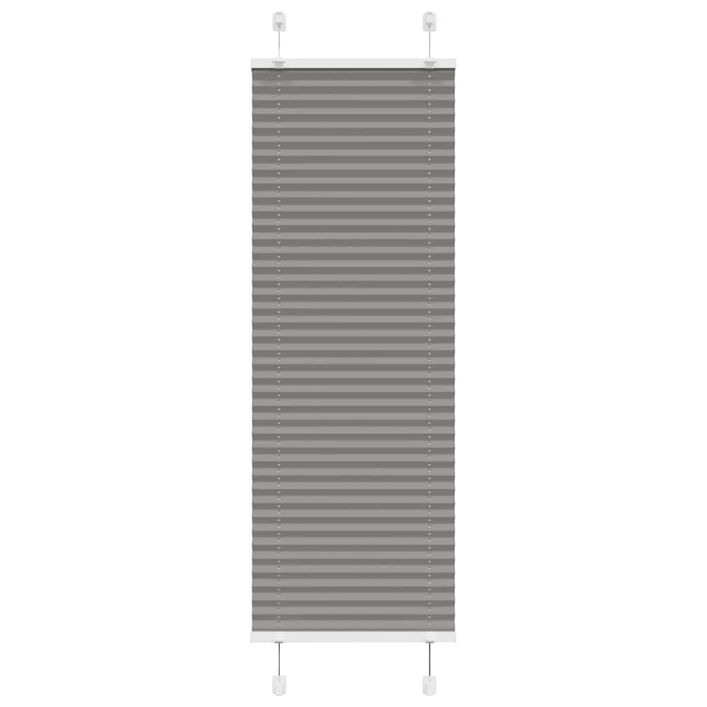 vidaXL Πλισέ περσίδα Ανθρακί 45x150 cm Πλάτος υφάσματος 44,4 cm