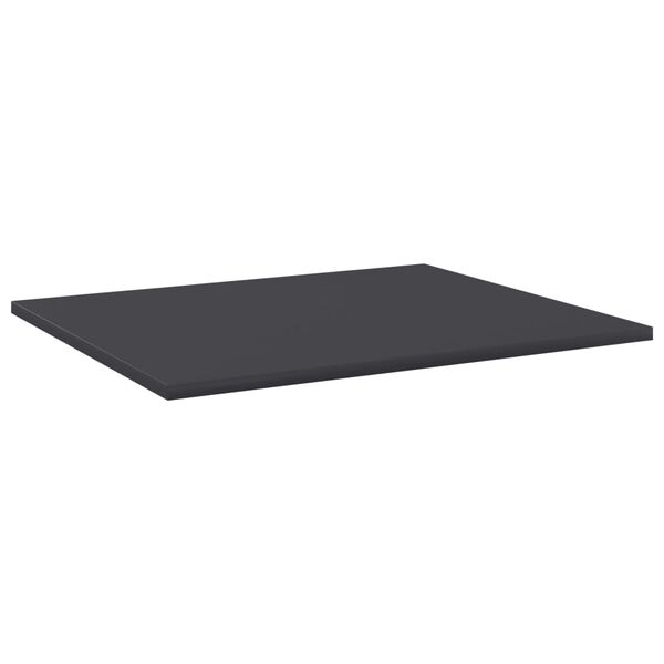 vidaXL Ράφια Βιβλιοθήκης 8 τεμ. Γκρι 60x50x1,5 εκ. από Επεξ. Ξύλο