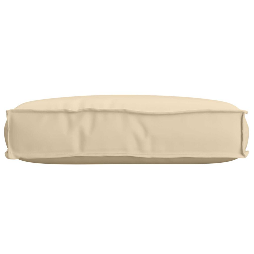 vidaXL Μαξιλάρι Παλέτας για Καθίσμα Μπεζ 60x40x8 εκ. Oxford Fabric
