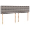 vidaXL &Kappa;&rho;&epsilon;&beta;ά&tau;&iota; Boxspring &mu;&epsilon; &Sigma;&tau;&rho;ώ&mu;&alpha; Taupe 180x200 &epsilon;&kappa;. &Upsilon;&phi;&alpha;&sigma;&mu;ά&tau;&iota;&nu;&omicron;