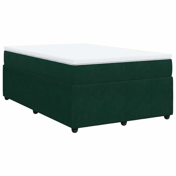 vidaXL &Kappa;&rho;&epsilon;&beta;ά&tau;&iota; Boxspring &mu;&epsilon; &Sigma;&tau;&rho;ώ&mu;&alpha; &Sigma;&kappa;&omicron;ύ&rho;&omicron; &Pi;&rho;ά&sigma;&iota;&nu;&omicron; 120x190&epsilon;&kappa;. &Beta;&epsilon;&lambda;&omicron;ύ&delta;&iota;&nu;&omicron;