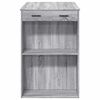 vidaXL Τραπέζι Μπαρ Γκρι Sonoma 102x70x103,5 εκ. Επεξεργ. Ξύλο