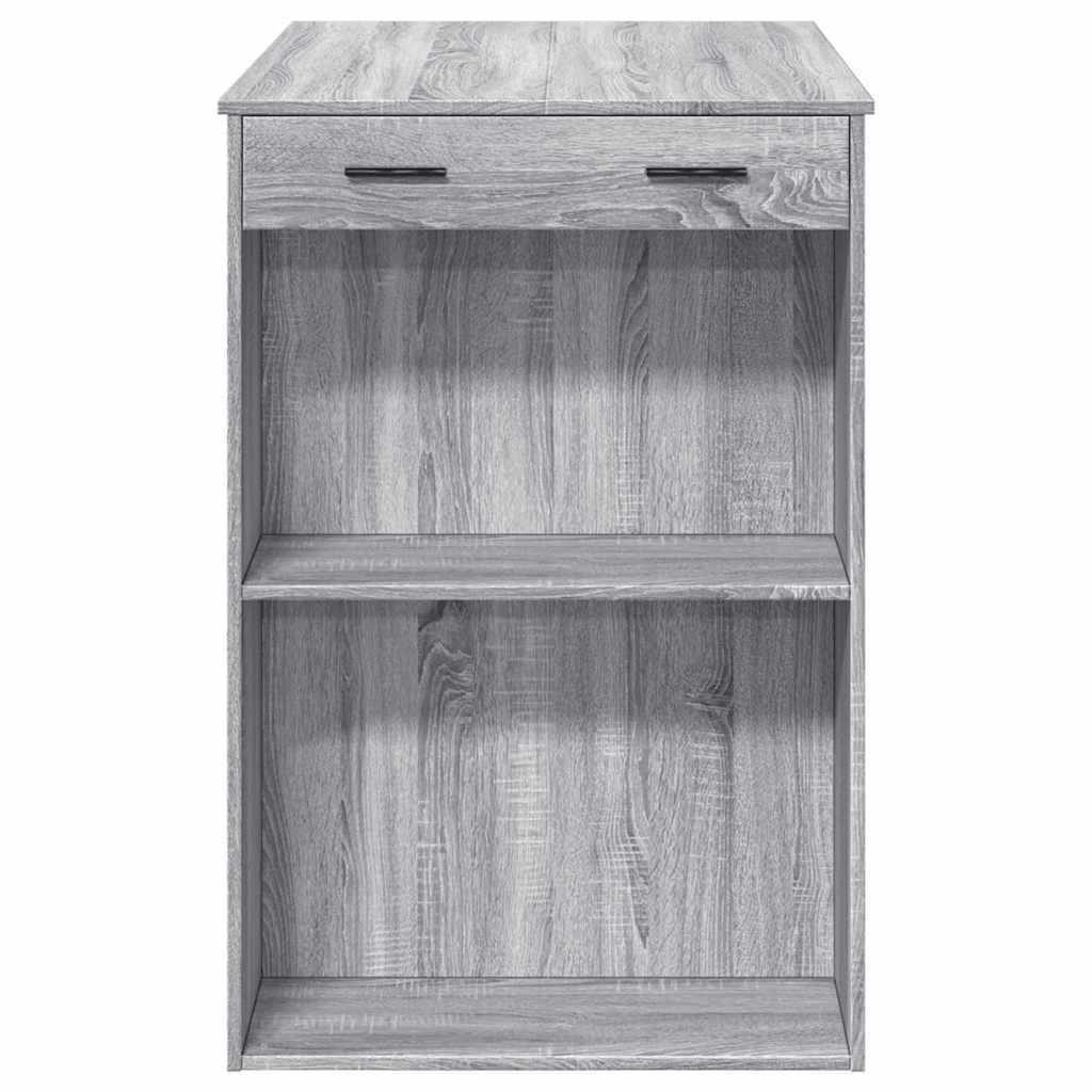 vidaXL Τραπέζι Μπαρ Γκρι Sonoma 102x70x103,5 εκ. Επεξεργ. Ξύλο