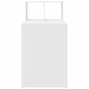 vidaXL Γραφείο με ράφι Λευκό 108 x 55 x 103.5 εκ Επεξεργασμένο ξύλο