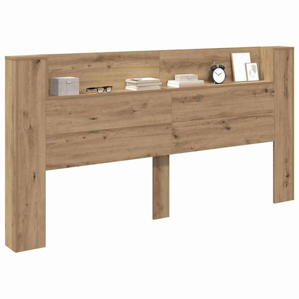 vidaXL Κεφαλάρι Artisan Oak 200 x 15 x 103,5 εκ. Επεξεργασμένο ξύλο