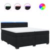 vidaXL &Kappa;&rho;&epsilon;&beta;ά&tau;&iota; Boxspring &mu;&epsilon; &Sigma;&tau;&rho;ώ&mu;&alpha; &Mu;&alpha;ύ&rho;&omicron; 200x200 &epsilon;&kappa;. &Beta;&epsilon;&lambda;&omicron;ύ&delta;&iota;&nu;&omicron;