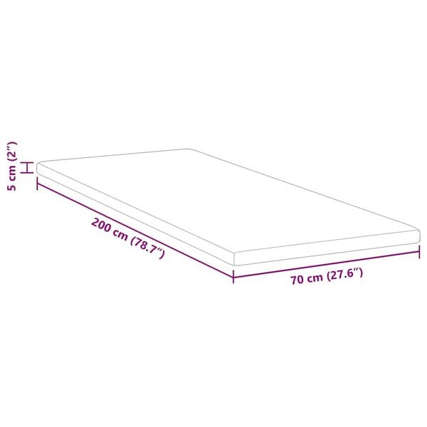 vidaXL Στρώματα Λευκό 70 x 200 cm PU Αφρός