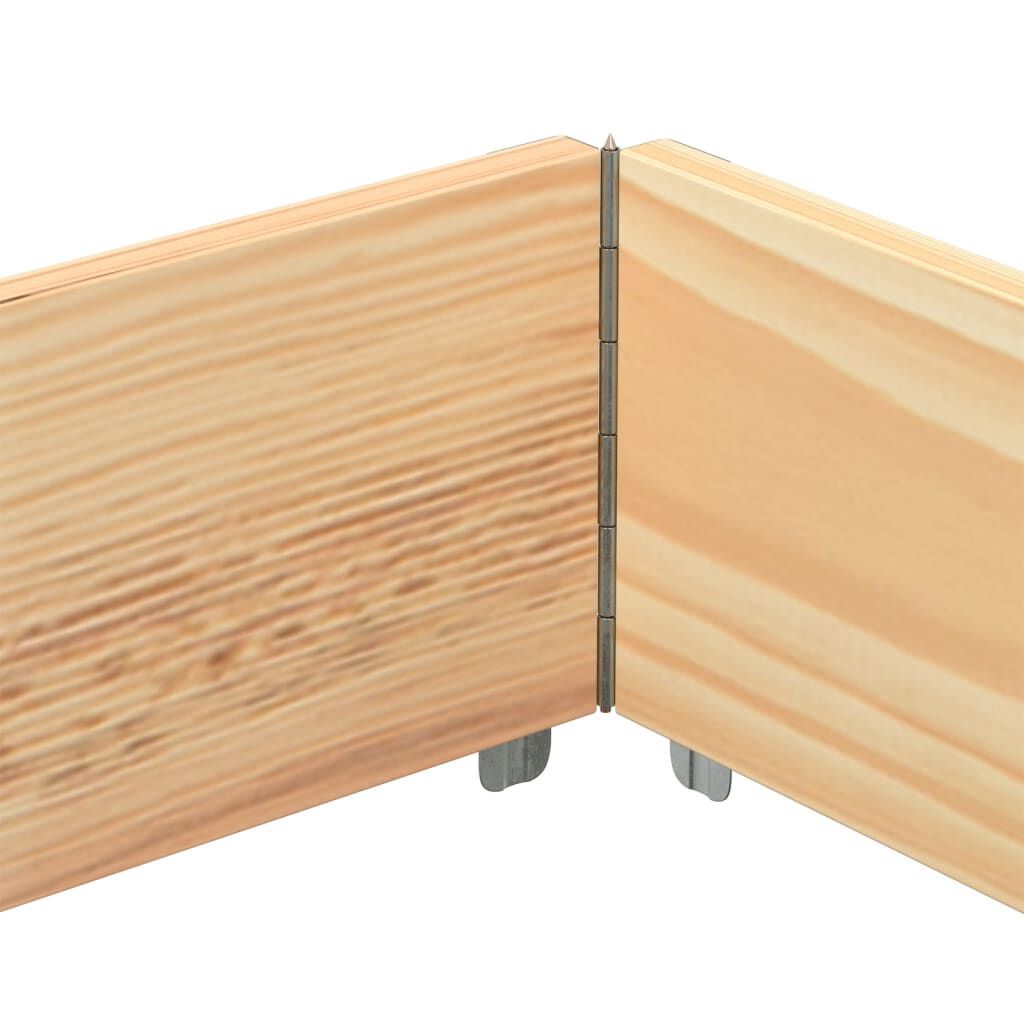 vidaXL Ζαρντινιέρα Κήπου Κήπου 120 x 80 εκ. από Μασίφ Ξύλο Πεύκου