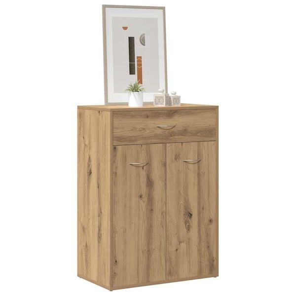 vidaXL Παπουτσοθήκη Αρτισιανή Δρυς 60x35x84 εκ. Επεξεργασμένο Ξύλο