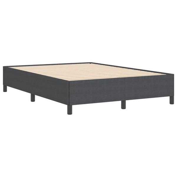 vidaXL Σκελετός Κρεβατιού Σκούρο γκρι 160 x 200 cm Βελούδο